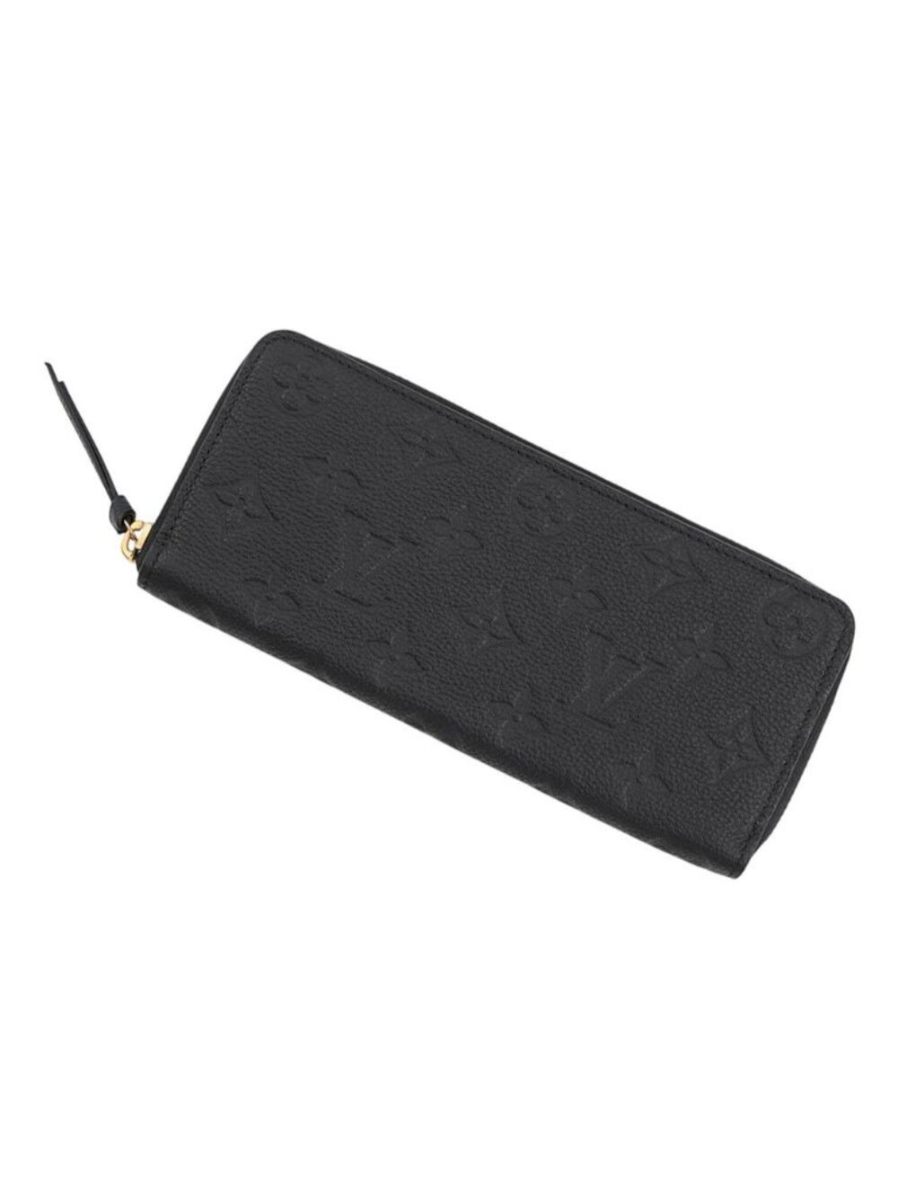 Louis Vuitton Wallet Monogram Empreinte Portefeuille Clemence Black